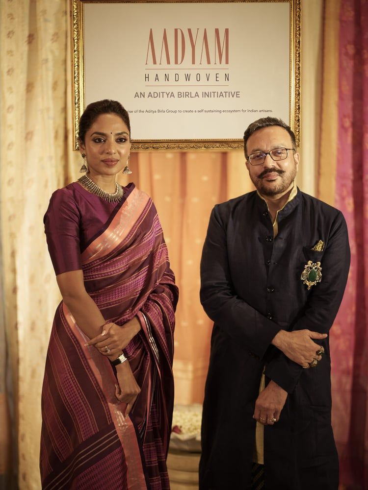 Aadyam Handwoven names Sobhita Dhulipala brand ambassador to champion Indian textile heritage.