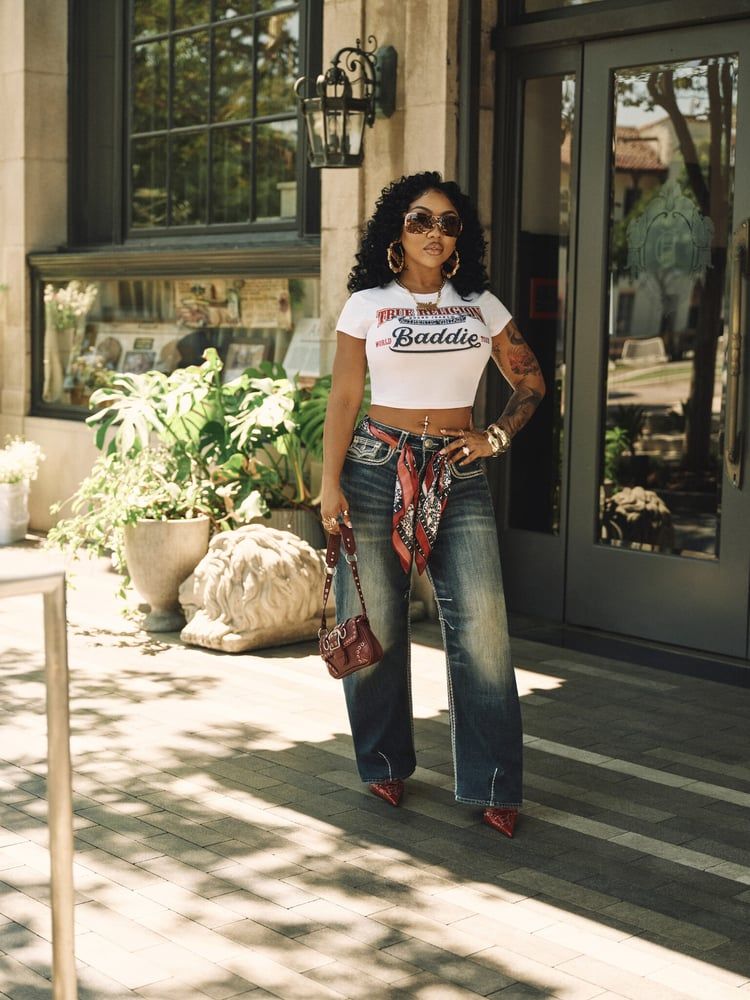 Ari Fletcher Embodies True Religion's 