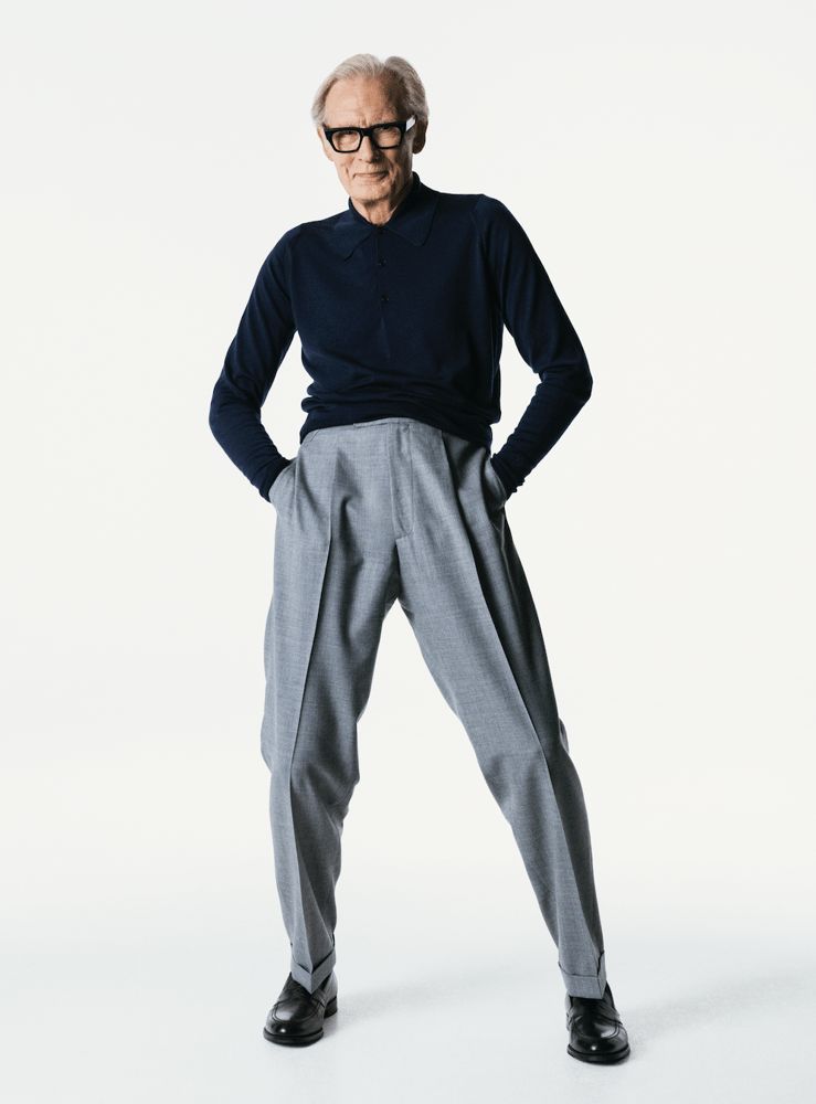 Bill Nighy and John Smedley Unite for a Timeless Knitwear Collection