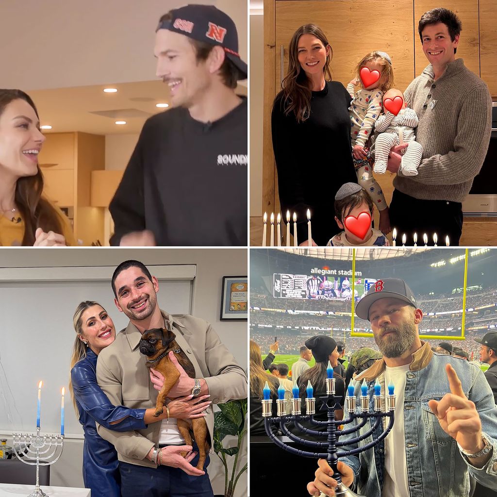 Celebrities blend traditions for interfaith Hanukkah celebrations