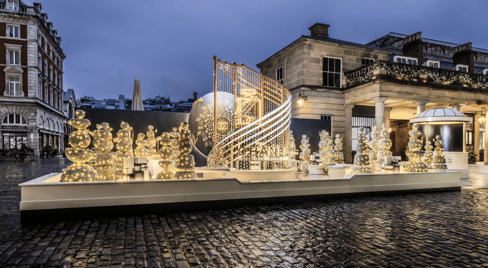 Chanel lights up Covent Garden with magical first-ever festive display