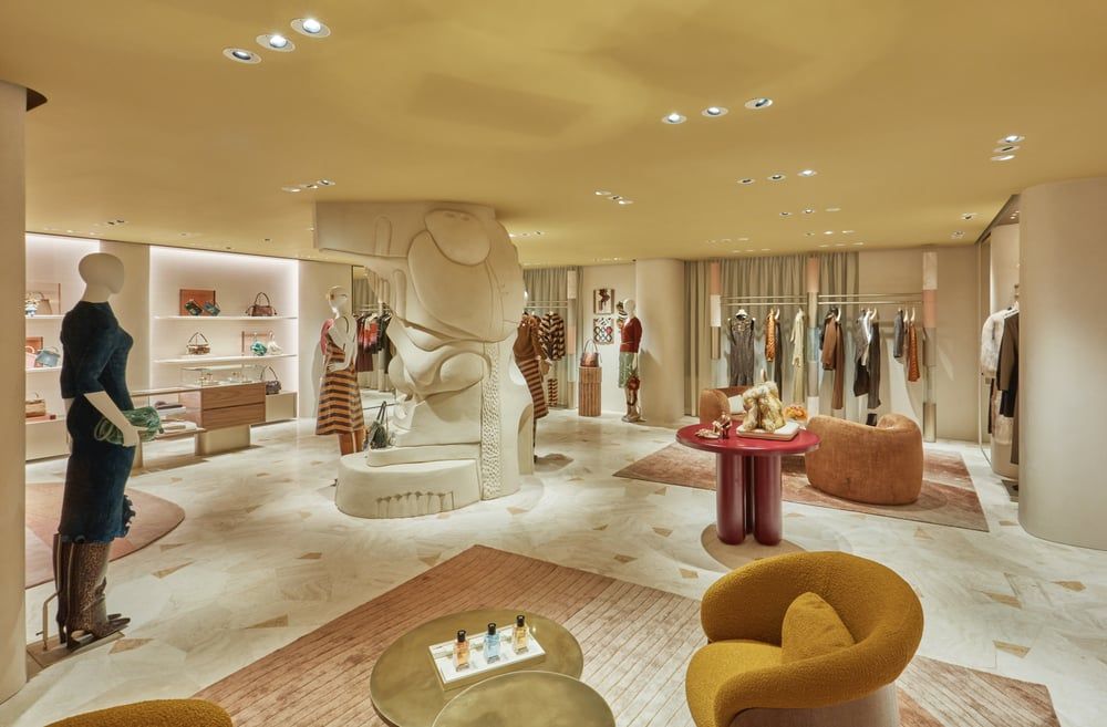 Fendi Unveils Expanded Roman-Inspired Boutique at Harrods