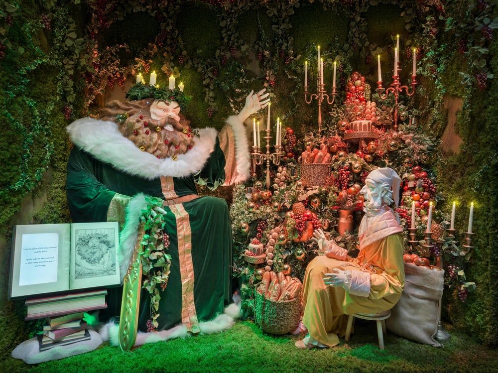 Fenwick's Christmas Windows Dive into Dickens' A Christmas Carol