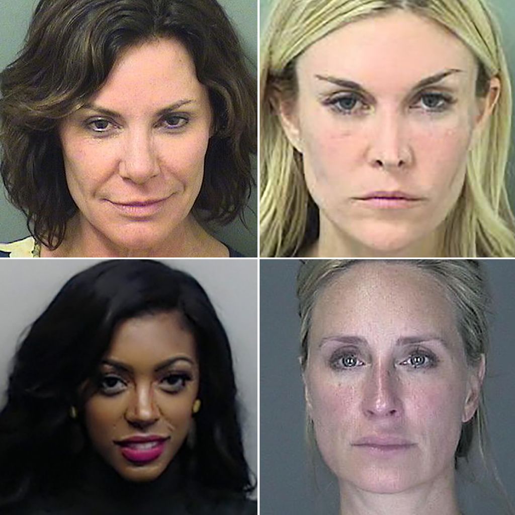 From Fraud to Fines Real Housewives Stars' Mugshots Through the Decades