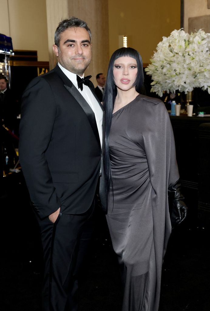 Gaga Seals Fiance's Birthday with Public Kiss and Loving Words