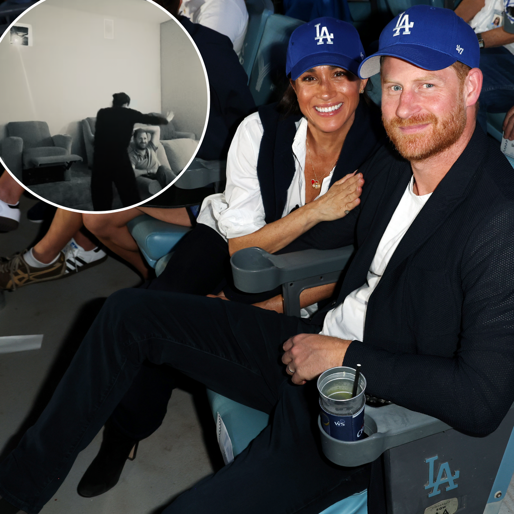 Harry and Meghan's Home Game Celebration: A Royal Kiss for the Dodgers
