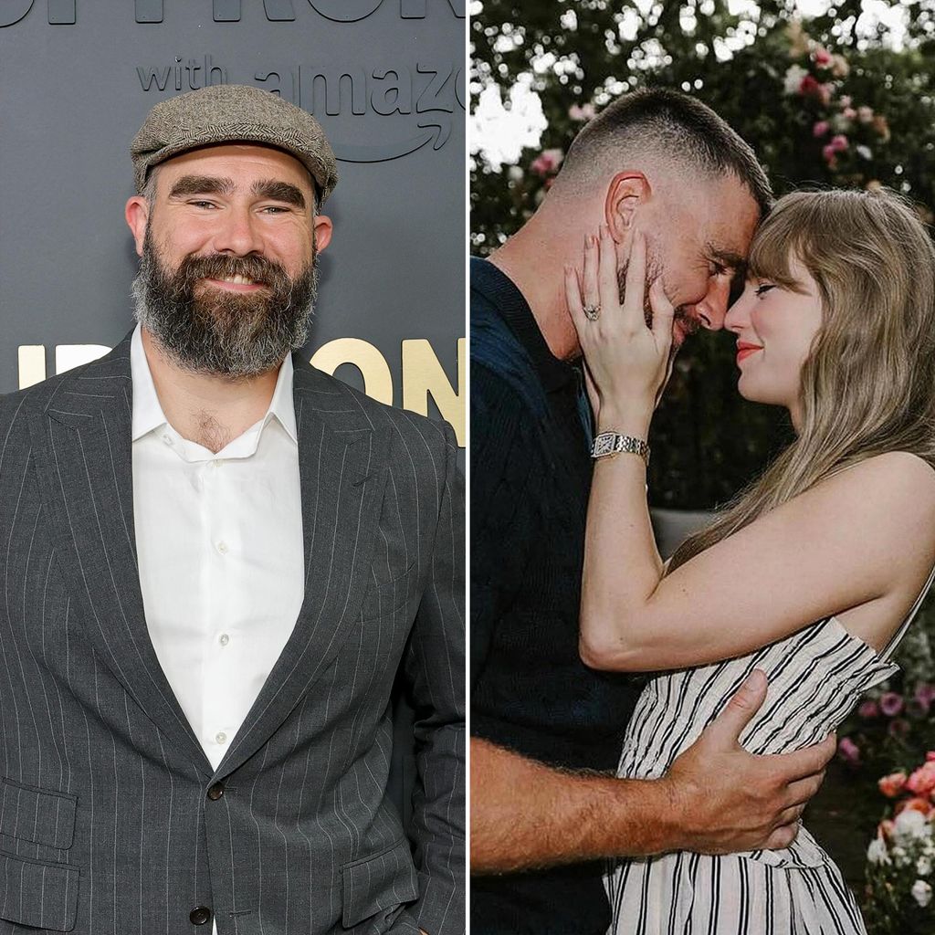Jason Kelce Puts Travis Kelce on the Spot About Taylor Swift Wedding Plans