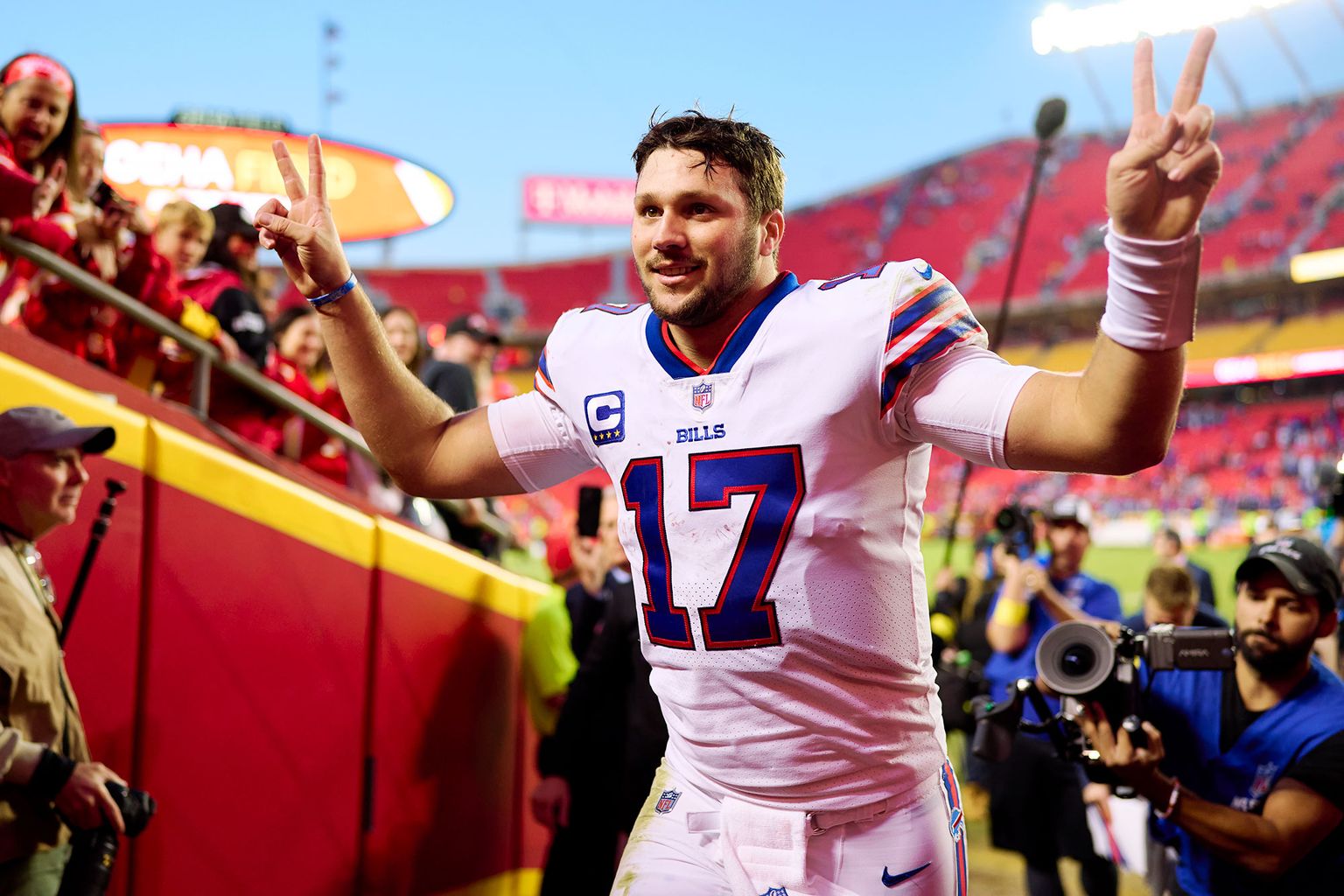 Josh Allen says he feels gross about public obsession with his Hailee Steinfeld romance.