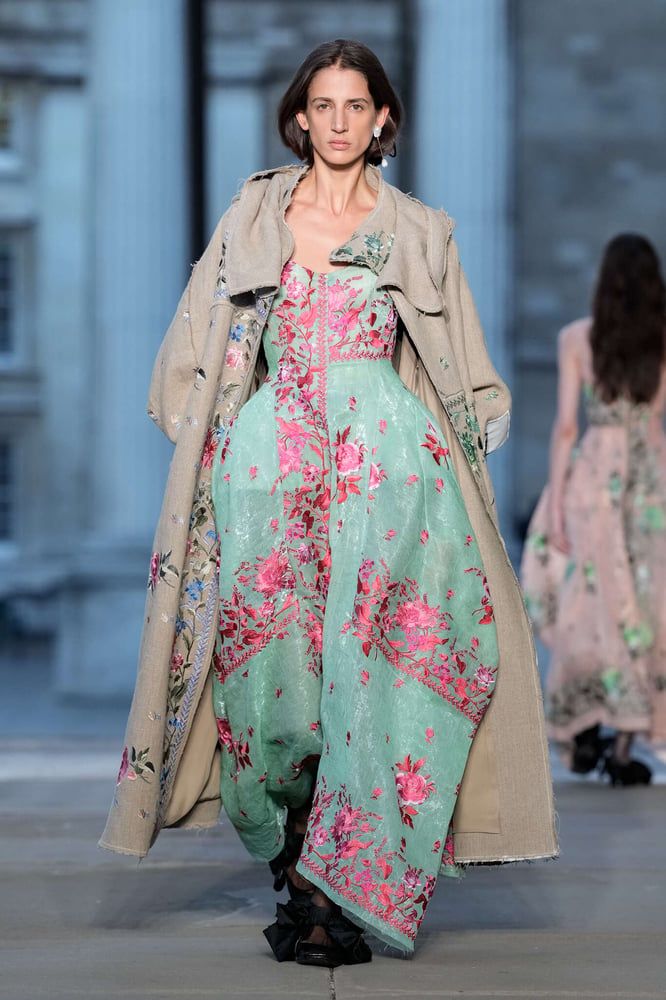 London Fashion Week Sunday: Surrealism, Debutante Drama, and Sporty Chic Collide