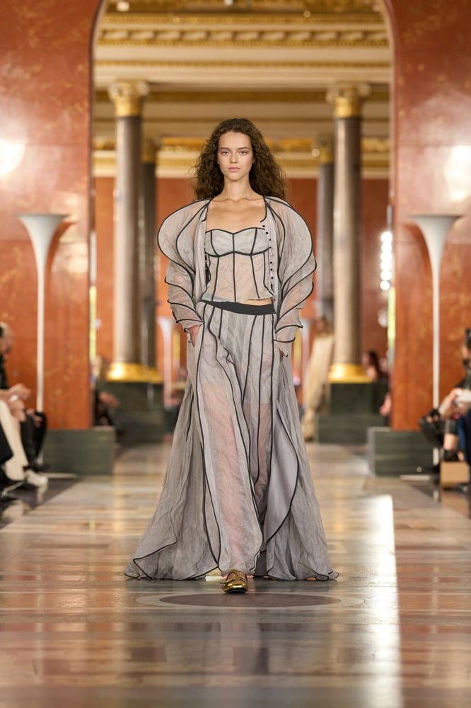 Louis Vuitton's opulent Paris Fashion Week show blends royal grandeur with modern comfort