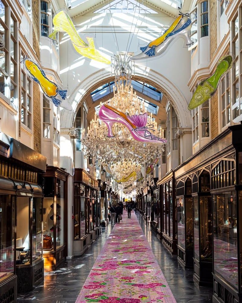Manolo Blahnik Transforms Burlington Arcade into Versailles for Marie Antoinette Collection