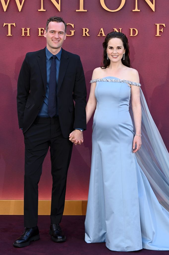 Michelle Dockery is expecting her first child with husband Jasper Waller-Bridge