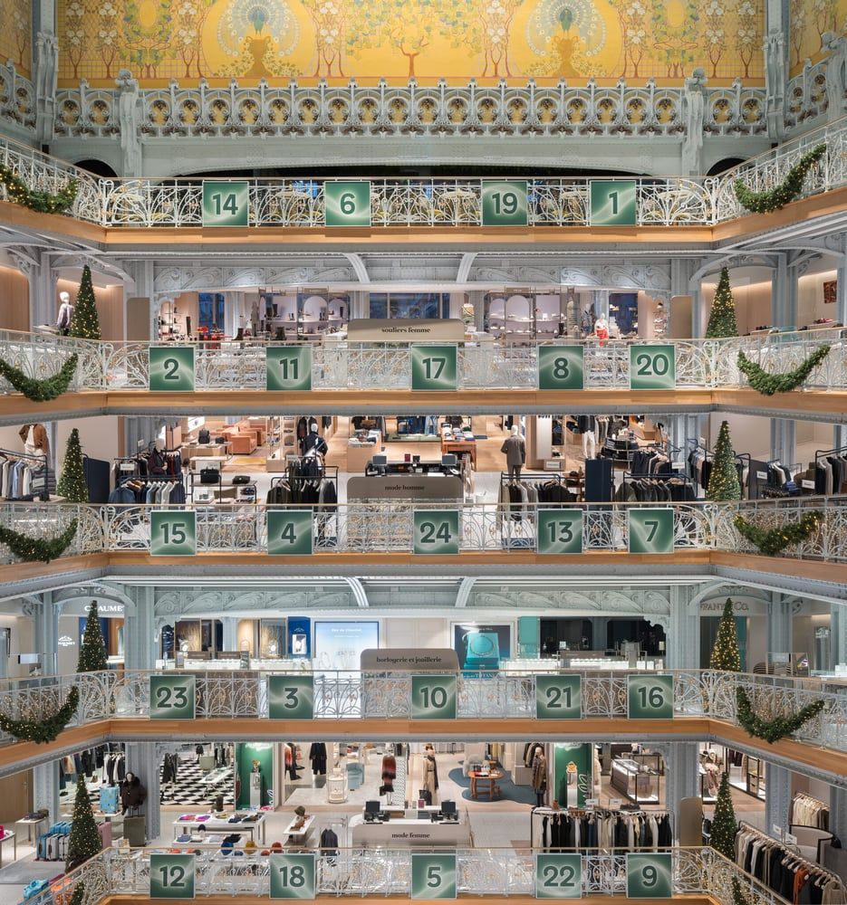 Paris Department Stores Ignite Festive Spirit with Dazzling Christmas 2025 Window Displays