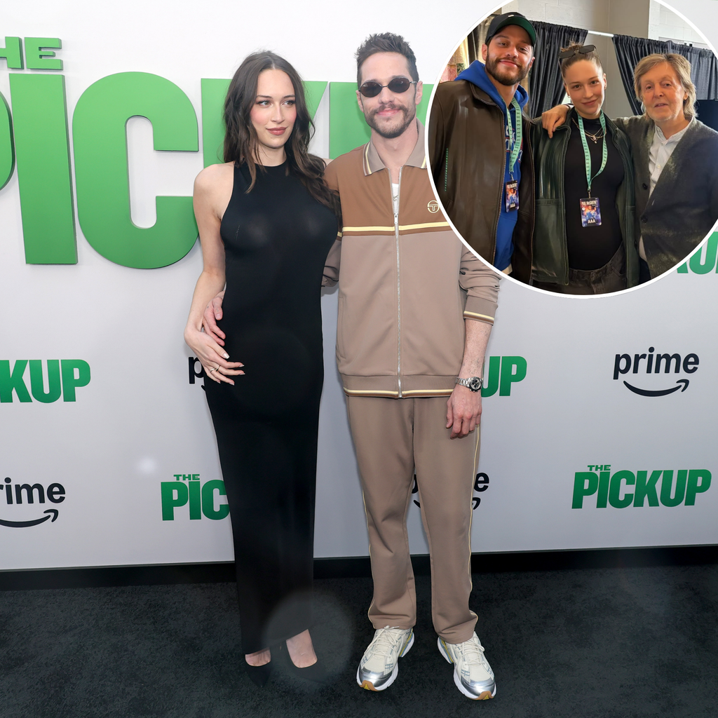 Pete Davidson Surprises Pregnant Girlfriend Elsie Hewitt with Paul McCartney Meet and Greet