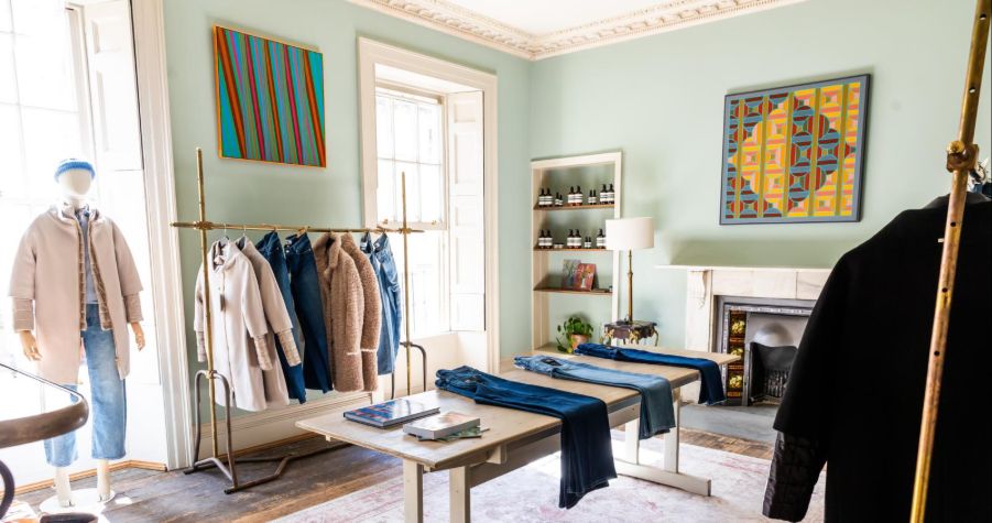 Pockets Opens Georgian Townhouse Flagship in Bath, Featuring Debut Womenswear Collection Pockets Opens Georgian Townhouse Flagship in Bath, Featuring Debut Womenswear Collection
