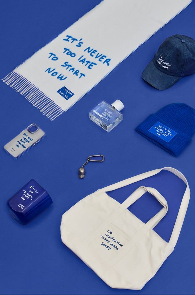 Pull&Bear Teams Up with Artist Thomas Lélu for Blue-Hued 'Objets' Collection