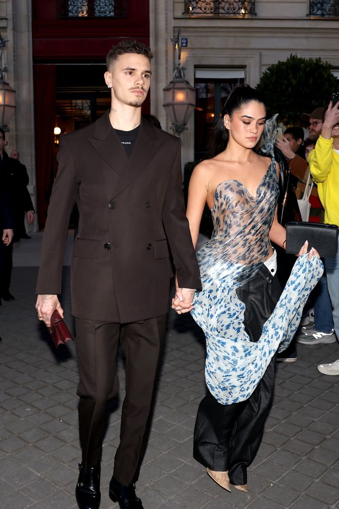 Romeo Beckham and Kim Turnbull Step Out Hand-in-Hand in Paris Following Reconciliation