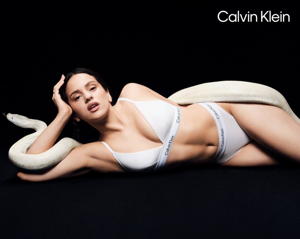 Rosalía Stuns as the New Face of Calvin Klein's Fall Underwear Collection