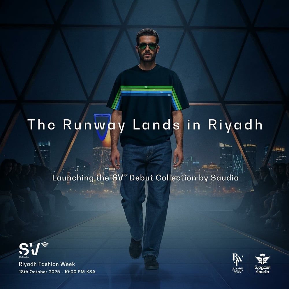 Saudia Takes Flight into Fashion with Bold New Clothing Line