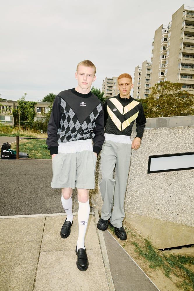Umbro and Adam Jones fuse nostalgia and humor in a devilishly British sportswear collection